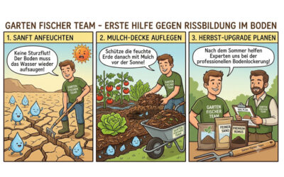 Trockenriss-Notfall: Wenn der Gartenboden im Hochsommer zur Mondlandschaft wird