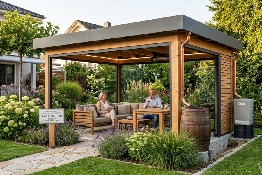 Das Highlight der Gartenplanung: Worauf es beim Pavillon-Bau wirklich ankommt