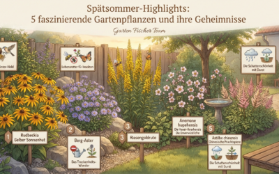 Spätsommer-Highlights: 5 faszinierende Gartenpflanzen und ihre Geheimnisse