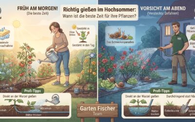 Richtig gießen im Hochsommer: Wann ist die beste Zeit für Ihre Pflanzen?
